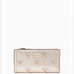 Kate Spade Patterson drive embellished wallet*NWT